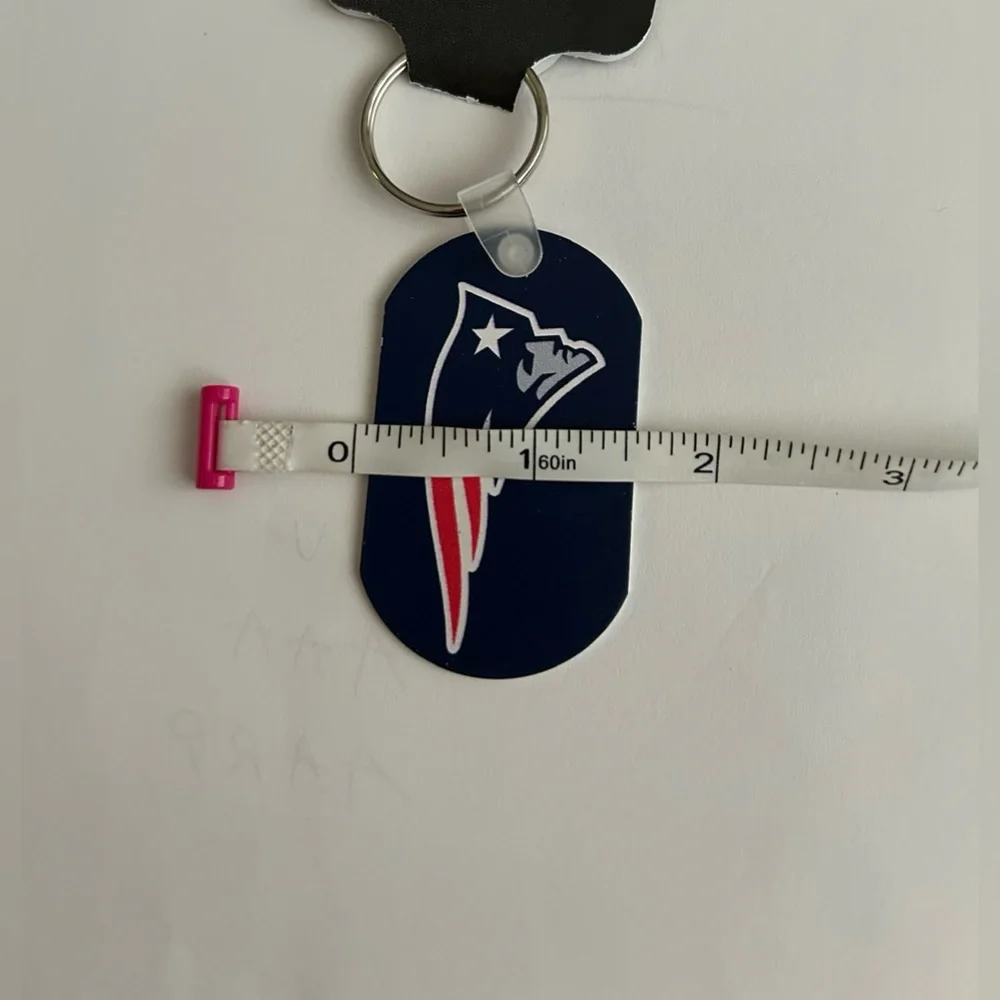 New Metal New England Patriots Keyring Team Logo WinCraft Licensed Key Football